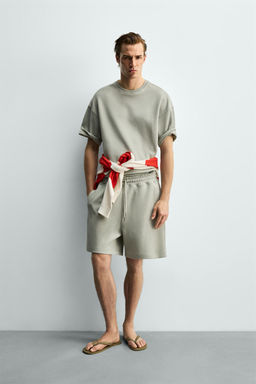 BERMUDA DENIM BAGGY FIT / Azul