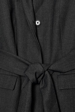 ZW COLLECTION WOOL BLEND KIMONO BLAZER - Zara фото 9