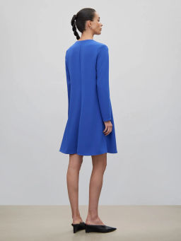 Платье Emka PL1504/orchid из вискозы с полиэстером синее фото 4