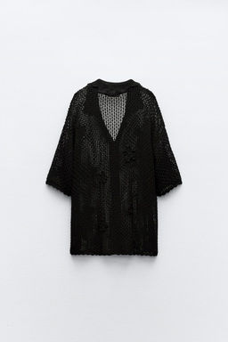 KNIT POLO TOP - Zara фото 4