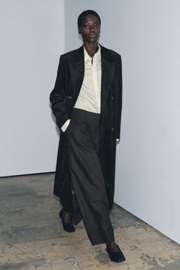 CORDUROY LONG COAT ZW COLLECTION LIMITED EDITION