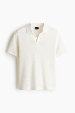 Polo en punto calado Regular Fit