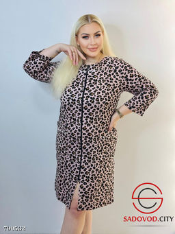 Женский халат с начёсом