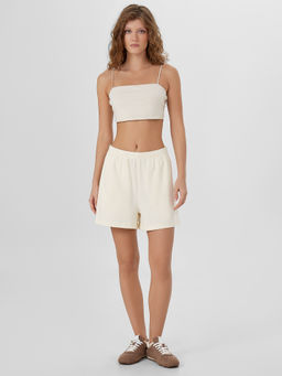 Шорты женские молочные - Mark formelle фото 3