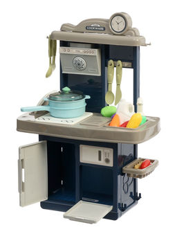 Игровой набор" Кухня" 22 предмета, вода из крана, 46 см