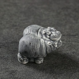 Фигурка «Бегемотики маленькие (сердечком)», 3.2 см