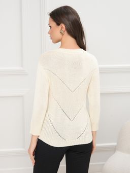 Джемпер вязаный с рукавом 3/4 - Stilla фото 18