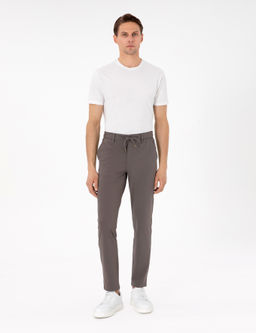 Vizon Slim Fit Esnek Jogger Kanvas Pantolon