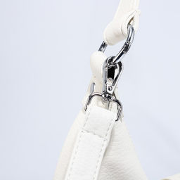 Сумка-мешок на молнии, наружный карман, длинный ремень, цвет белый - Simaland фото 5