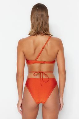 TRENDYOLMILLA Tarc?n Aksesuarl? Yuksek Bel Normal Paca Bikini Alt? TBESS23BA00129 фото 6