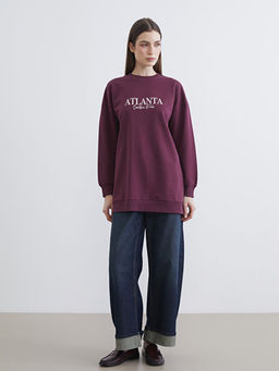 Atlanta Bask?l? Kad?n Sweatshirt Tunik