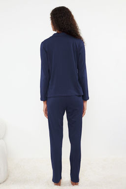 Trendyolmilla Bordo %100 Pamuklu Penguen Bask?l? Orme Pijama Tak?m? THMAW23PT00151  фото 12