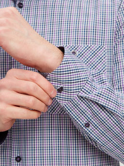 Сорочка мужская длинный рукав GREG S375/231/182/ZN/1p  фото 7