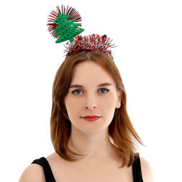 Цена за 2 шт. Ободок новогодний карнавальный «Ёлочка»