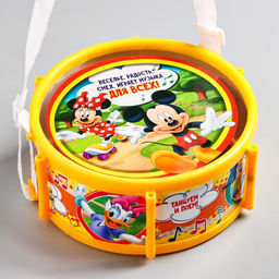Барабан детский Весёлые ноты, Микки Маус и друзья, МИКС - Disney фото 4