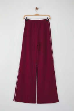 Bordo Biyeli Wide Leg/Genis Paca Orme Spor Esofman Alt? THMAW26EA00001 - Trendyolmilla фото 6