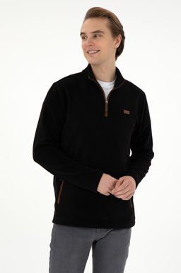 Мужской черный свитшот Неожиданная скидка в корзине