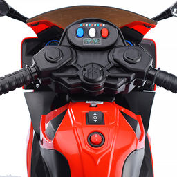 Детский электромотоцикл ROCKET "Байк",1 мотор 20 ВТ, красный