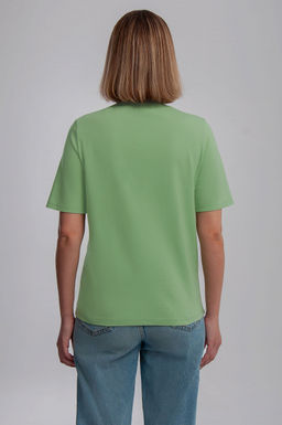 Арт. 31106 Футболка женская 44-52 (5 шт) Цвет:салатовый - Калинка фото 12