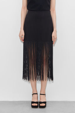Юбка с бахромой мини - Mollis фото 2