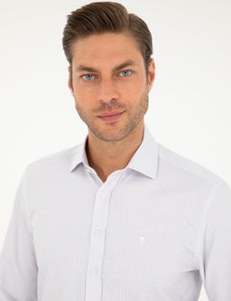 Mor Slim Fit Uzun Kollu G_mlek - Pierre cardin фото 2