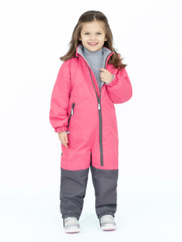 Комбинезон демисезонный розовый