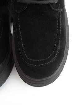 04-M512B-531-2M-14 BLACK Ботинки зимние женские (натуральная замша, натуральный мех) - Фабричный китай фото 10