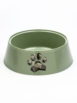 Цена за 2 шт. Миска для кошек «Мур-мяу», 300 мл, 14.5×14.5×4 см, пластик, цвет фисташковый