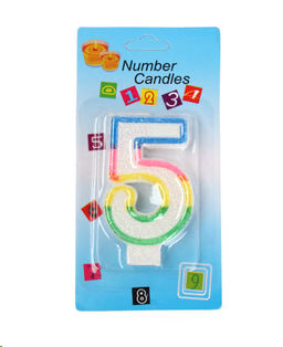 Свеча Цифра / KL-1 Пятерка /уп 12/900/ 724930