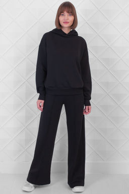 Арт. 2527/2 Костюм с брюками женский 44-52 (5 шт) Цвет:верх-черный,низ-черный - Калинка фото 8
