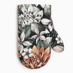 Варежка-прихватка Этель Meadow flower 20?27 см, 100% хлопок, саржа 190 г/м?