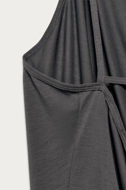 TOP DRAPEADO MARISA BERENSON X ZARA / Antracita oscuro