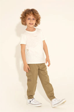 Брюки цвета хаки для мальчиков из парусины Неожиданная скидка в корзине - U.s. polo assn фото 2