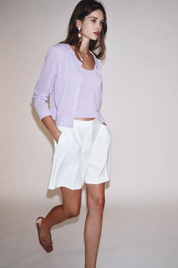 FINE KNIT CARDIGAN - Zara фото 4
