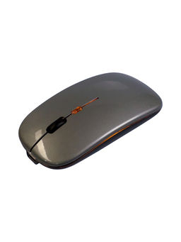 Мышь MB-2.4 беспроводная, оптическая, подсветка, 800-1600 dpi, USB, Bluetooth, серая