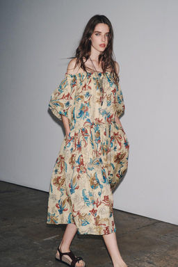 ZW COLLECTION PRINTED RAMIE DRESS