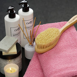 Набор махровых полотенец GINZA 2 шт. (50х90 - 1 шт., 70х140 - 1шт.), 100% хлопок, 450 гр./кв.м., Кэмел - Традиция фото 22