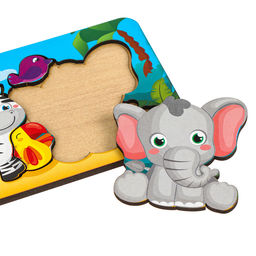 Рамка - вкладыш «Африка», 11 деталей, 30×10 см