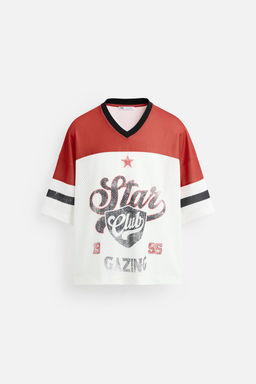 RETRO AMERICAN FOOTBALL T-SHIRT - Zara фото 7