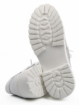 06-YG104-1 WHITE Туфли летние женские (натуральная кожа)