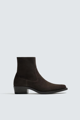 POINTED TOE COWBOY BOOTS - Zara фото 4