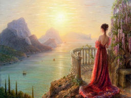 Вышивка крестиком 40х50см, Пейзаж