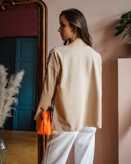 Лонгслив свободного кроя 61.7.7 - Sahar art lab фото 3