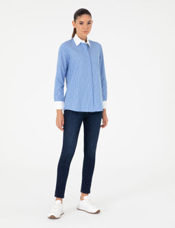 Mavi Comfort Fit Uzun Kollu G_mlek - Pierre cardin фото 4