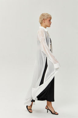 Рубашка с разрезами из шифона - Melcloth фото 2