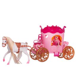 Игровой набор Abtoys Моя лошадка. Карета с белой лошадкой и куколкой  фото 2