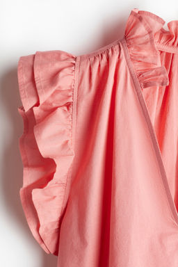 Blusa con ribetes de volante - H&m фото 5
