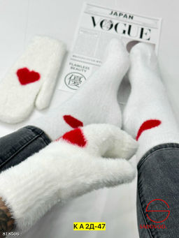 Носки и перчатки для женщин, норка