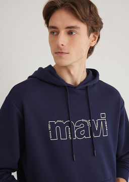 Mavi Logo Bask?l? Lacivert Sweatshirt фото 2