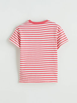 Bisiklet Yaka Nak??l? K?z ?ocuk Ti??rt